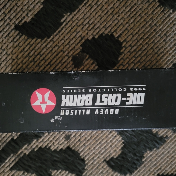 1993 collectors edition davey allison doe cast bank - Picture 2 of 7